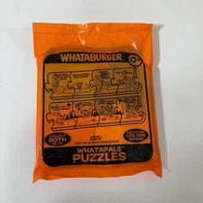 Whataburger Action Pack Whatapals Puzzles Star Light Star Bright Meal Toy 2006
