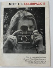 1969 Colorpack II Polaroid Camera Manual Guide Booklet