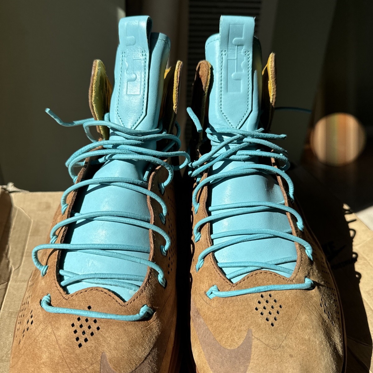 Size 12 - Nike LeBron 10 EXT QS Hazelnut 887227051646| eBay