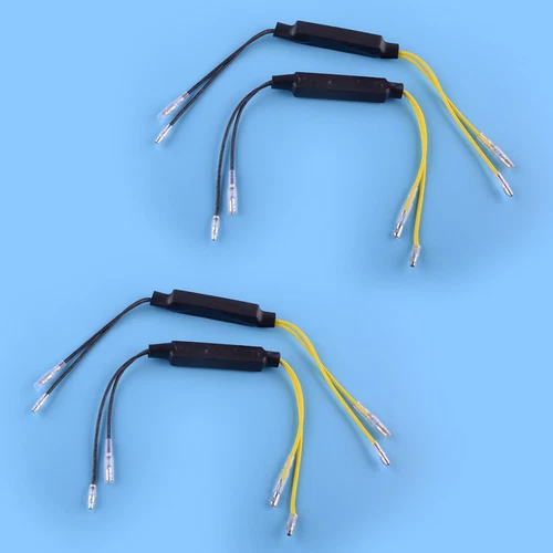 4pcs Motorcycle Turn Signal Decoder LED Indicator Load Decoding Resistor 21W