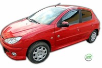 Windabweiser Regenabweiser Heko FüR Peugeot 206 1998-2005 4-Tlg