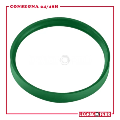 PZ.10 Guarnizione Viton Verde Stufe Pellet D.80mm Apros Resistenza 300° H.9mm