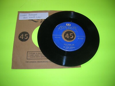 Skiffle  45  -  The Lonnie Donegan Skiffle Group  -  Rock Island Line  - 1956