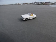 AURORA  VIBRATOR TJET WHITE 1542 MERZ  BENZ CONVERTIBLE  HO SLOT CAR NOS