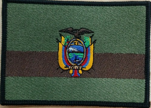 ECUADOR Flag Patch W/ Hook & Loop Fastener Tactical Multi-Cam OCP Camo Emblem - 第 1/2 張圖片
