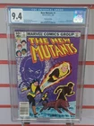 NEW MUTANTS #1 Newsstand (Marvel Comics, 1983) CGC Graded 9.4 ~ White Pages