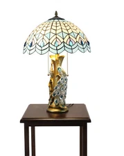 Tiffany Night Stand Lamp Tiffany Tabletop Light Fixture Desk Light Tiffany Shade