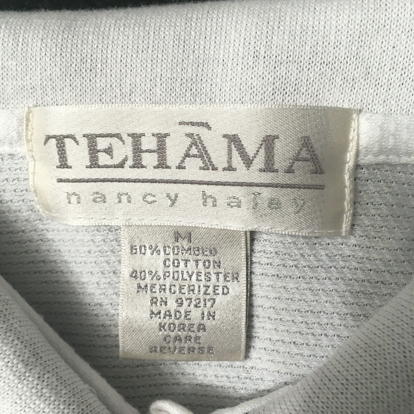 Vintage Tehama nancy Polo Shirt Pebble Beach 100t… - image 4