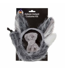 Happy Halloween Wolf   Costume Accessories - Headpiece/Bow Tie/Tail - NEW