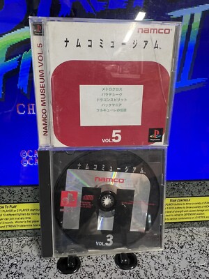 1996 Namco Museum Vol. 3 & 1997 Namco Museum Vol. 5 Japan Import