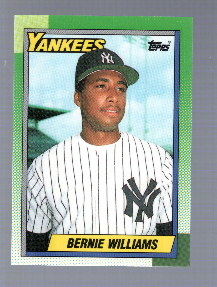1990 Topps Tiffany Bernie Williams #701