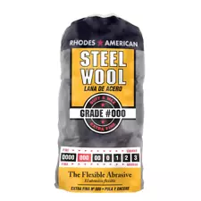 - 33873210009 Steel Wool, Extra Fine Grade #000, 12 Pads
