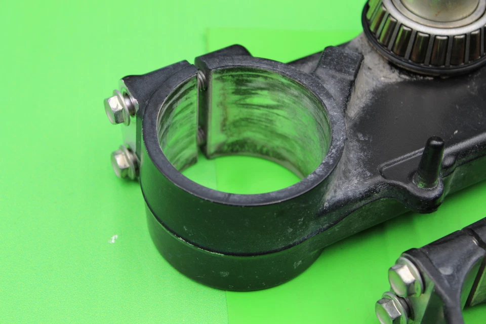 Kawasaki Kx250f 2017 horquillas delanteras inferior superior triple árbol abrazadera de vástago Foto 2 de 4