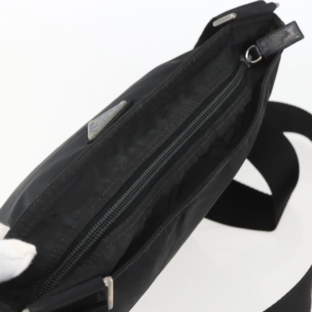 Prada Zip Top Messenger Bag Tessuto Black Nylon Shoulder Bag Bag Authentic thumbnail 15