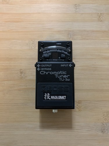 Boss TU-3W Chromatic Tuner Waza Craft Guitar Pedal