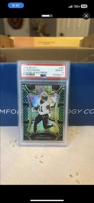 2023 Select Suite Level Alvin Kamara JERSEY# Dragon Scale Prizm  41/70 PSA 10 