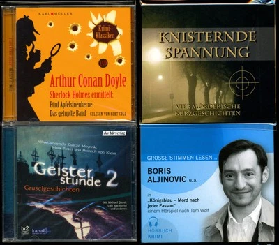 4 KRIMI-HÖRBÜCHER★Tom WOLF•KÖNIGSBLAU★GEISTERSTUNDE★SHERLOCK HOLMES★SPANNUNG★CDs - Bild 1 von 4
