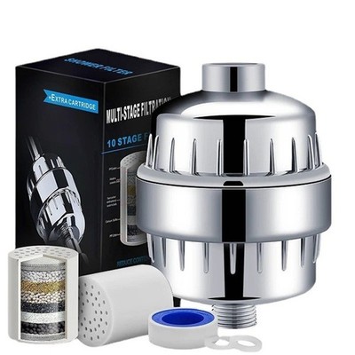 15/20 Stage Shower Water Filter Remove Chlorine Heavy Metals Hard Water