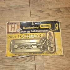 Vintage Wessel Hardware Chain Door Guard No. 8704 NOS Made In USA