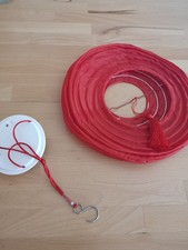 Chinesische Laterne mit Pendel Batteriebetrieben Rot mit Haken zum Aufhängen Sto