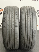 2x 215 60 R16 95V CONTINENTAL ECOCONTACT6 CONTISEAL 4-5MM TESTED FREE FITTING