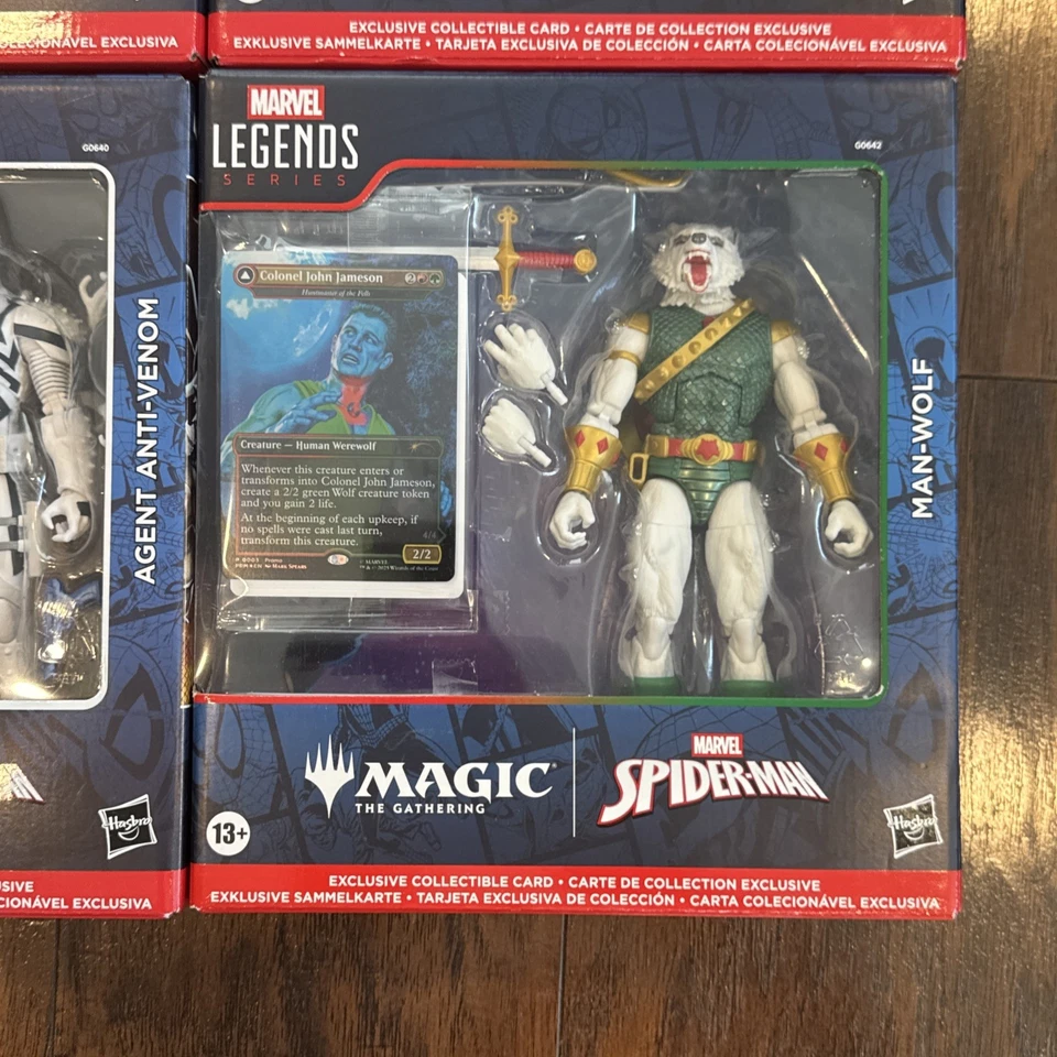IN HAND! Marvel Legends Magic the Gathering SPIDER-MAN 6" Hasbro Figure Set of 4 - Image 4 of 4
