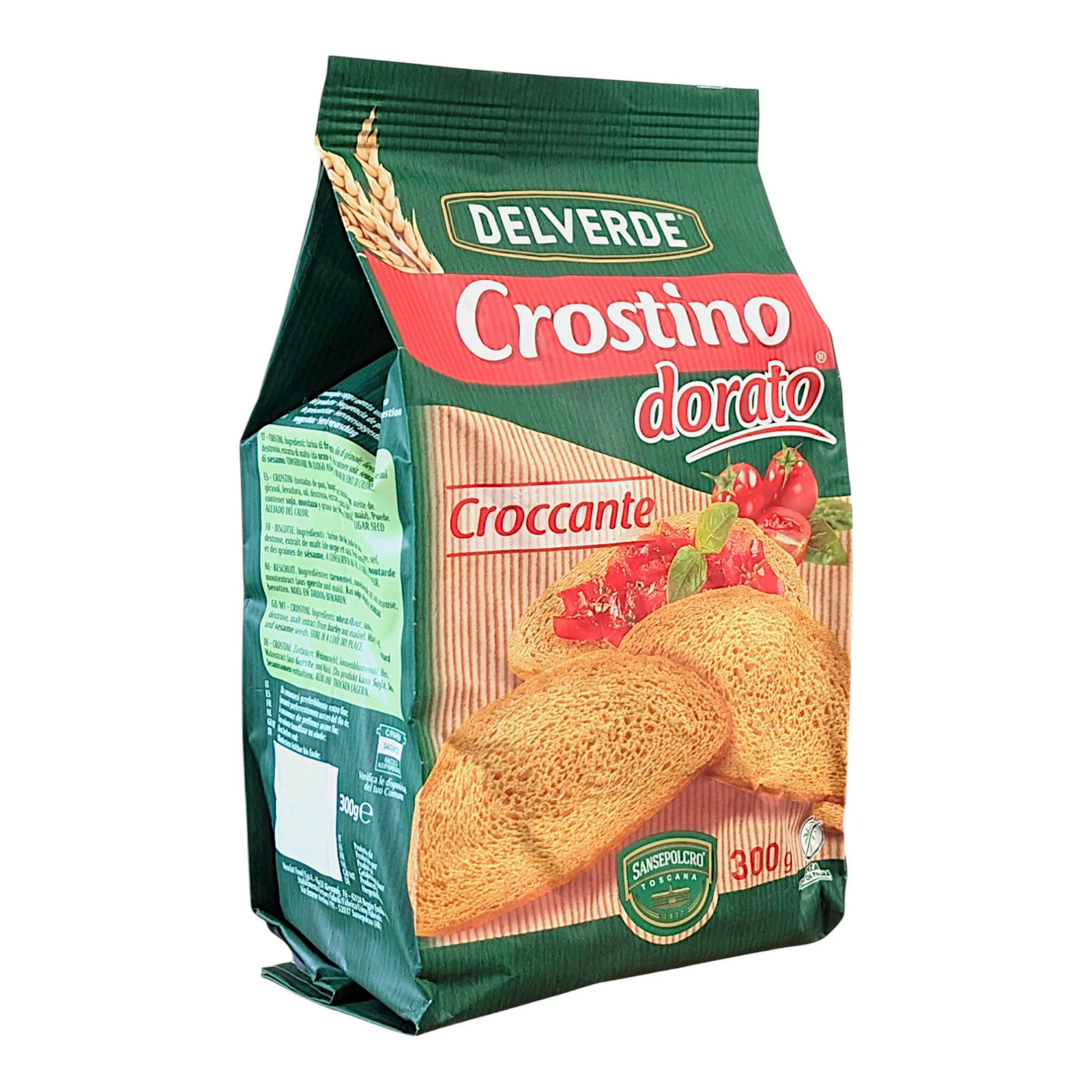 Delverde Sansepolcro Crostini Dorati Croccanti Classici 300g