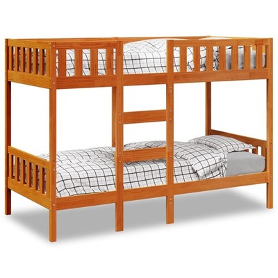 Etagenbett Kinderbett Stockbett Holzbett Lattenrost Massivholz Kiefer vidaXL