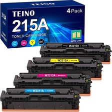215A Toner Cartridges 4 Pack with Chip For HP Color Pro MFP M182nw MFP M183fw