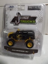 2019 Jada Just Trucks Black 2003 Hummer H2 Wave 22