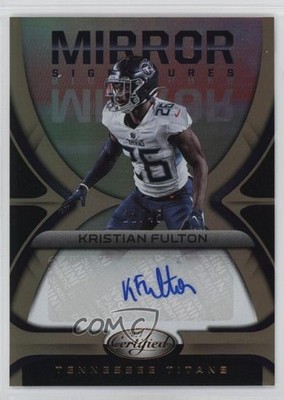 2021 Certified Mirror Signatures Bronze /45 Kristian Fulton #MS-KF Auto 17tx