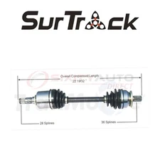 SurTrack MZ-8146 CV Axle Shaft for Constant Velocity yv