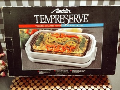 Aladdin Tempreserve Insulated Server 9x13 Casserole Dish Carrier Hot Cold ICC100