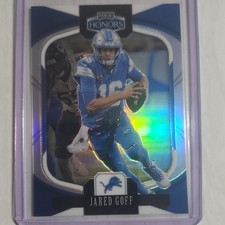 Jared Goff 2025 Panini Honors Prizm 45/99 #12 Detroit Lions Football