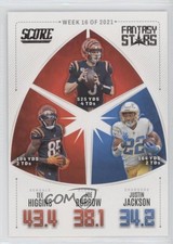2022 Score Fantasy Stars Tee Higgins Joe Burrow Justin Jackson #FS16 7wk