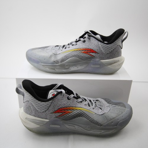  Anta Sports Basketball Shoe Men's Gray Used 17