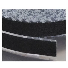 Velcro Brand 191195 Reclosable Fastener, Acrylic Adhesive, 75 Ft, 2 In W, Black