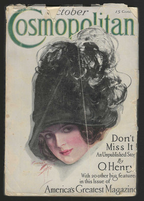 Cosmopolitan Magazine antique Oct 1912 Issue 1st Ed O Henry & Arthur Reeve GOOD