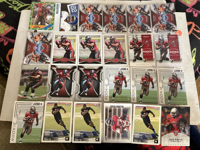 (31) Doug Martin Football Cards 2012 Rookie Inserts Lot Buccaneers Collection