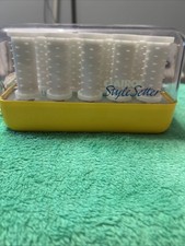 Clairol C-14 Style Setter Hairsetter with Hot Rollers Vintage Yellow