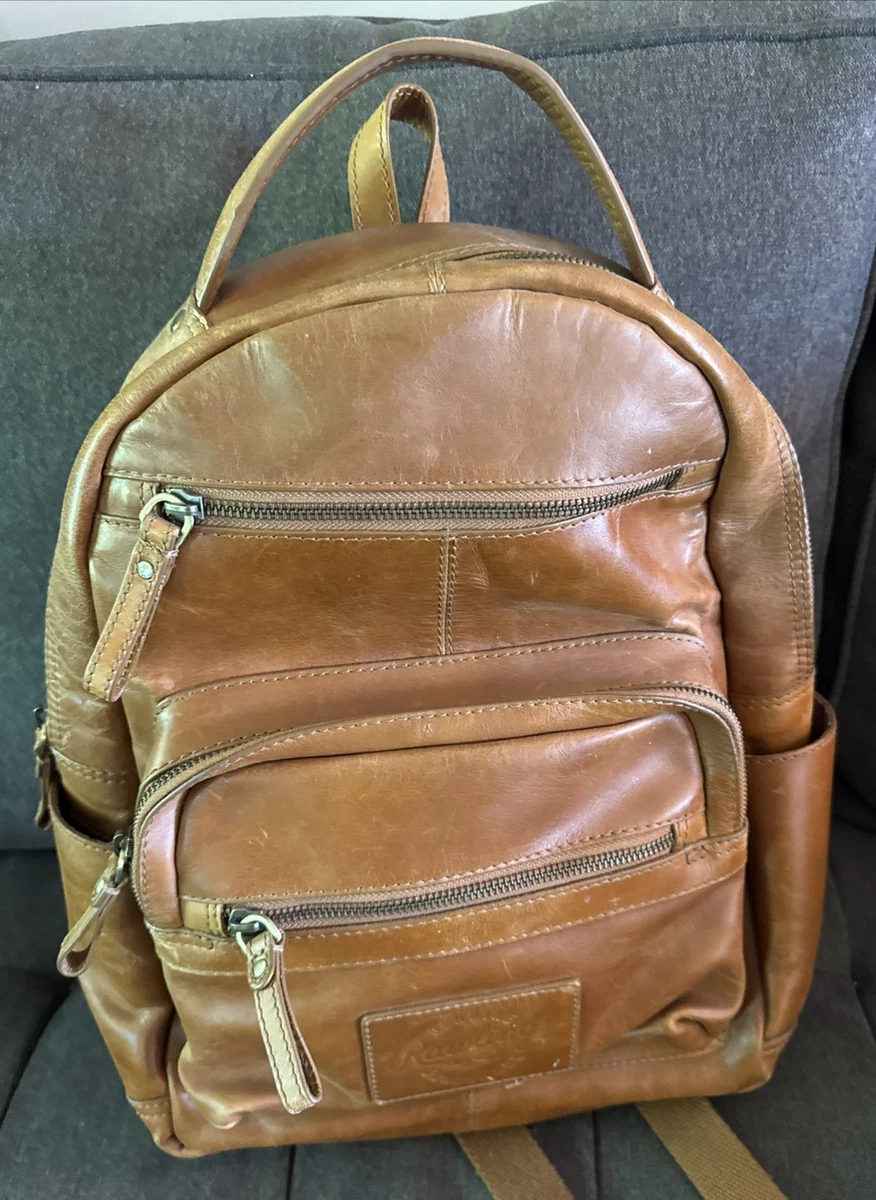 Brown Leather Backpacks for sale | eBay