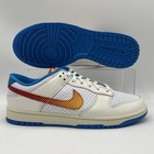 Mens Size 12 Nike Dunk Low Retro SE Pop Art White Blue Sneakers HQ3613 133 NEW