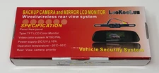 LeeKooLuu Backup Camera and Mirror LCD Monitor Wired/Wireless Rearview System