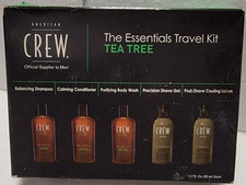 AMERICAN CREW, OFFICIAL MEN'S THE ESSENTIALS TRAVEL KIT TEA TREE, MEN CARE SET