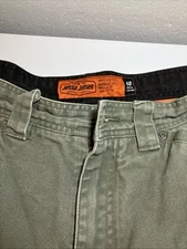 VTG Jesse James Men’s Industrial Workwear Shorts 40 Flaws No Button