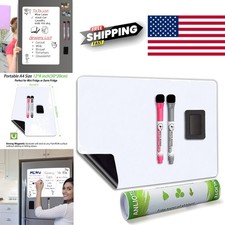 12x8 Inch Magnetic Whiteboard Sheet Lightweight Easy to Clean for Home Kitchen
