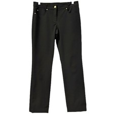 Worth Women's Brown Flat Front Straight Leg Pants Sz 6