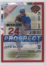 2024 Panini Prospect Edition Red Ice Prizm Jake Bloss #186 15t1