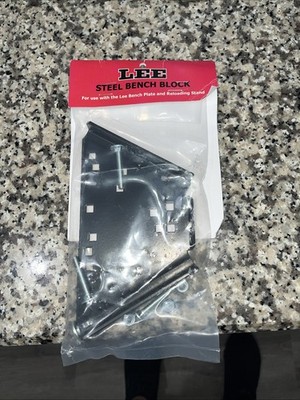 Lee Reloading Steel Base Block for Bench Plate System 90267