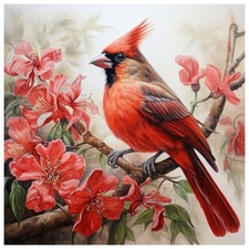 Sanjee Cardinal Diamond Art Kits for Adults, 5D Diamond Painting Kits for Beg...